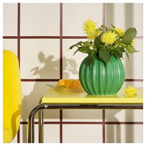 SKOGSTUNDRA vase, green, 15 cm (6") - IKEA