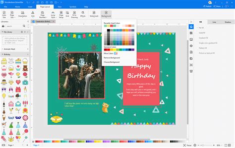 How to Create a Birthday Card | Edraw