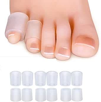 Sumifun Gel Toe Protectors,6 Pairs/Pack for Small Toes,Toe Caps, Little ...