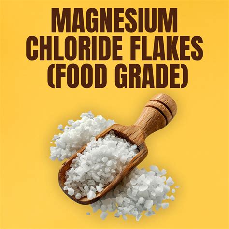 Magnesium Chloride Flakes (Food Grade) - Wholesale Health Food Distributor