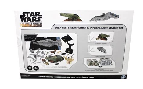 Buy Star Wars Mandalorian Paper Model Kit Boba Fett's Starfighter ...