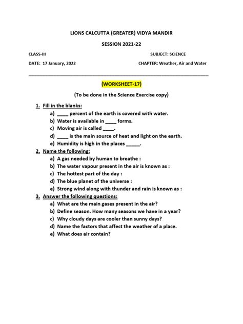 Image result for Class 3 Science Topics