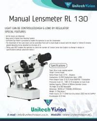 Auto Lensometers - Lensmeter RL 130 Manufacturer from New Delhi