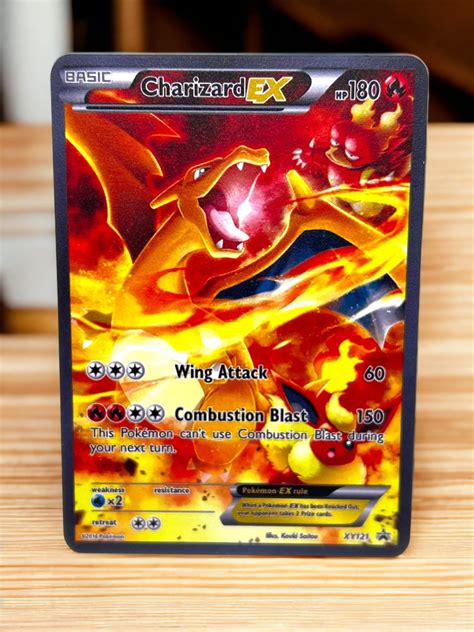 Charizard EX Promo Gold Metal Pokémon Card Collectible/gift/display - Etsy