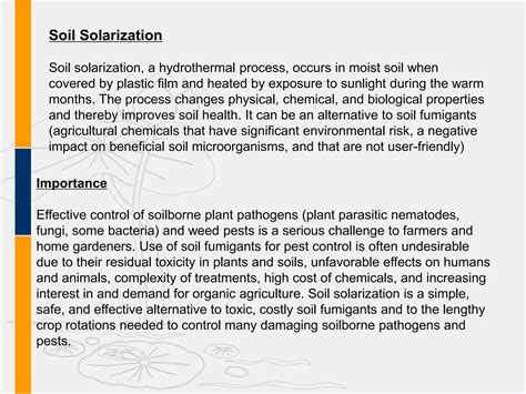 Image result for Soil Solarization Methods