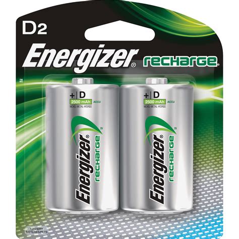 Energizer Rechargeable D Batteries, 2 Count - Walmart.com - Walmart.com