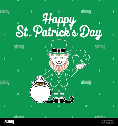 St. Patrick's Day cute vector. A collection of elements for an Irish ...
