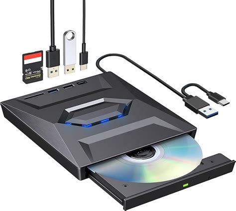 CARE CASE® High Speed Data Transfer USB 3 0 Portable CD DVD RW Burner ...