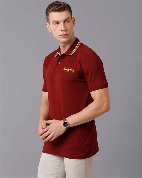 Swiss Club Mens Color Block Half Sleeve Slim Fit T-Shirt (STAG - 201 B ...