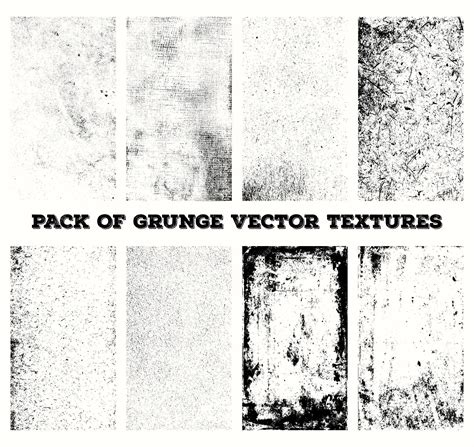 Premium Vector | Free set of grunge overlay textures template