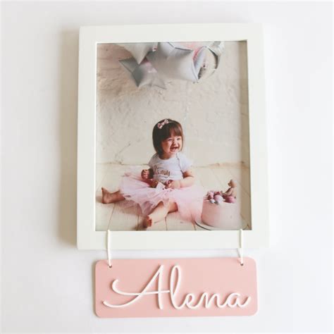 Personalized Name Frame - Pink – The Tiny Trove