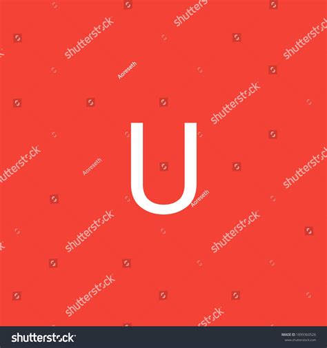 U 21st Letter Alphabet Stock Illustration 1899360526 | Shutterstock
