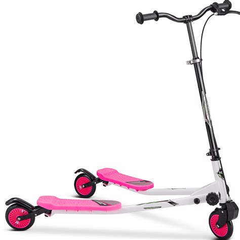3 wheel scooter for Kids ages 3+, Foldable Swing Scooter for Boys Girls ...