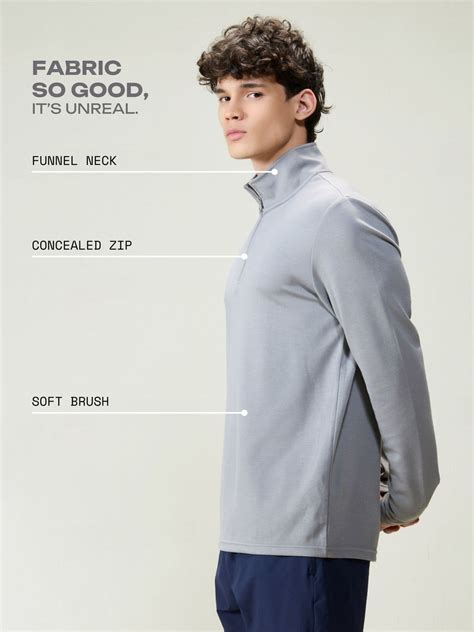 Grey Modal Quarter Zip – CAVA Athleisure Pvt Ltd