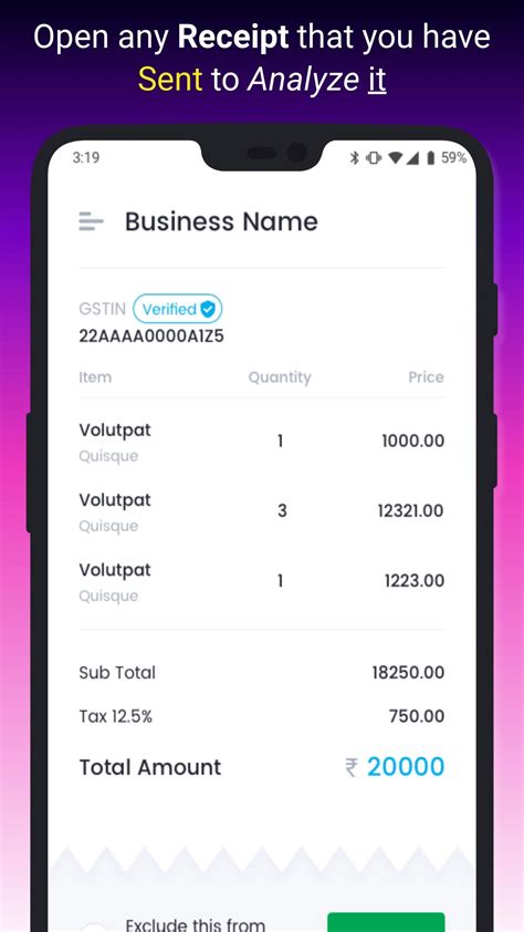 Image result for Receipt App Android