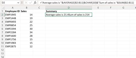 Excel Using Multiple Formulas in Same Cell 的图像结果