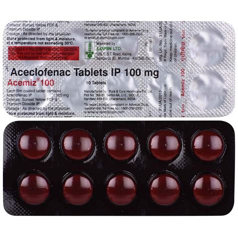 Acemiz 100 - Strip of 10 Tablets : Amazon.in: Health & Personal Care
