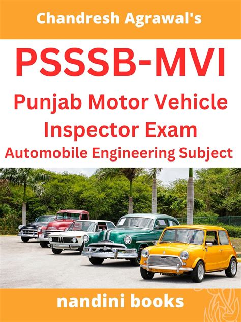 Buy PSSSB-Punjab Motor Vehicle Inspector-MVI Exam-Automobile ...