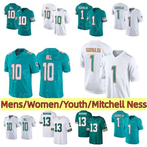 NFL Football Jerseys: Tyreek Hill, Tua Tagovailoa, Dan Marino Stitched ...