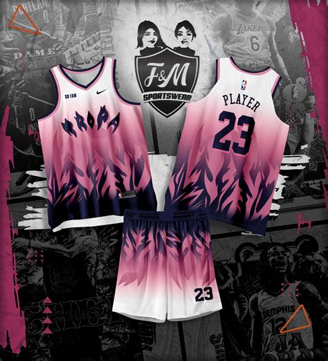 Pink Basketball Jersey Design Sublimation