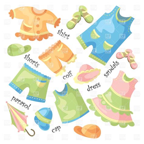 Clip Art Kids Clothes