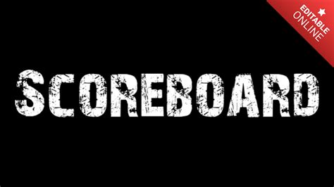 Image result for Scoreboard Scratch
