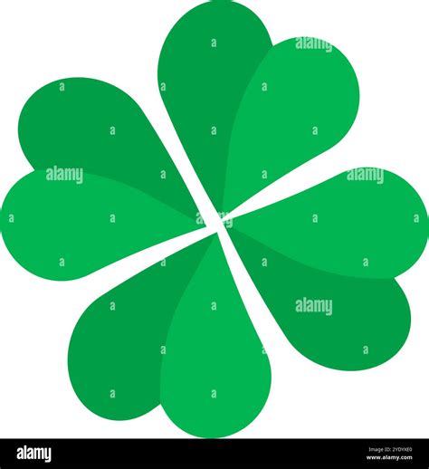 Four-leaf clover icon. Good luck symbol. Editable vector Stock Vector ...