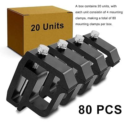 Kikito Mounting Clamps Truck Cap Topper Camper Shell for India | Ubuy