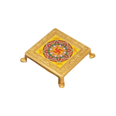 Plastic Bajot | Pooja Chowki | Small Bajot Stand for Temple