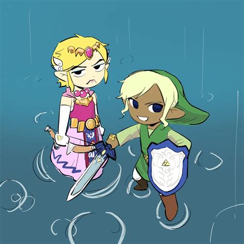 Toon Link Wind Waker With Master Sword