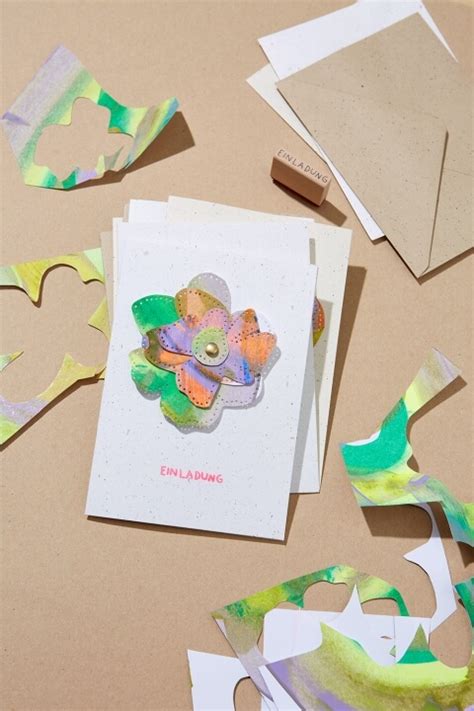 Schnell und jede ist einzigartig: Geprickelte Grusskarten basteln