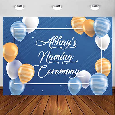 Buy Naming Ceremony Decoration Backdrop | Party Supplies | Thememyparty ...