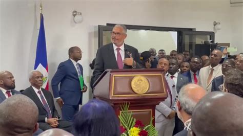 Alix Didier Fils-Aimé toma posesión como nuevo primer ministro de Haití ...