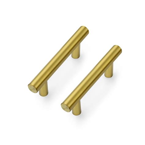 Buy Ravinte 10 Pack T Bar 2-1/2 Inch Hole Center Kitchen Cabinet Pulls ...