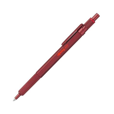 rOtring 600 Ballpoint Pen â€“ Red, 1.0mm, Metal Knurled Grip – INDOFUTURE