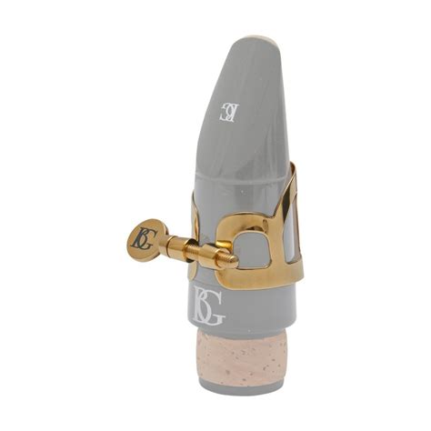 BG Eb Clarinet Tradition Ligature, 24K Gold Plated at Gear4music