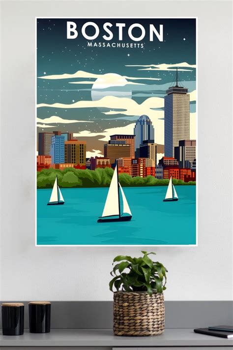 Boston Poster | CIty Posters – The Poster Valley