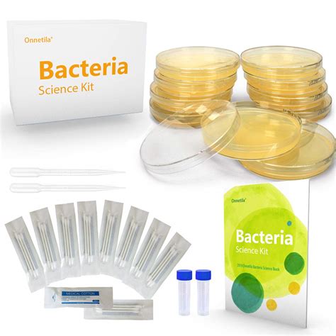 Buy Onnetila Bacteria Science Kit Petri Dishes with Agar Educational ...