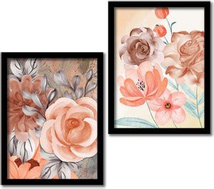 Floral Botanical Wall Art Paintings- Framed Wall Art Posters - Framed ...