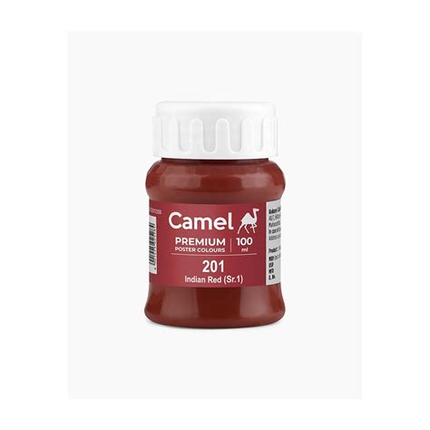 Camel Premium Poster Colours 100 ML - Indian Red