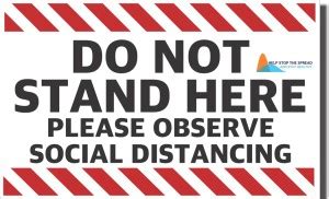 DECOR Production Donot Stand Here Emergency Sign Price in India - Buy ...