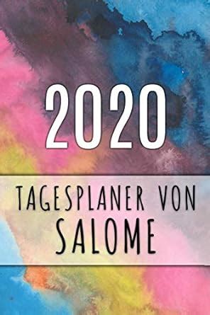 Amazon.in: Buy 2020 Tagesplaner von Salome: Personalisierter Kalender ...
