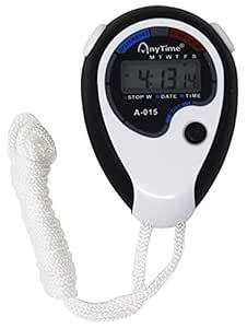 Fusine Anytime Stopwatch with Alarm Handheld LCD Digital Professional ...