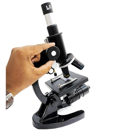 Labcare Elementery Collage Junior Microscope with Blank Slide, LED Lamp ...