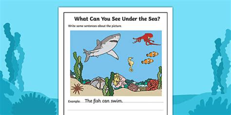 Under the Sea Writing Stimulus Picture