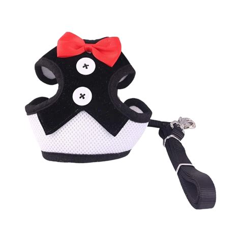 Ww Toybreed Tuxido Harness With Leash (S) - Leash/collars & Harnesses ...