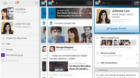 Image result for LinkedIn App Features