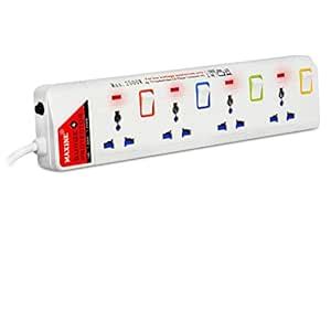 Maxine 4 in1 Spike Buster with Individual Switch and Power Indicator ...