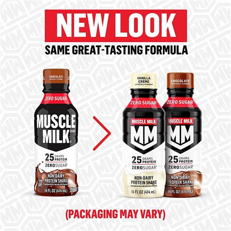 Muscle Milk Label Bottle