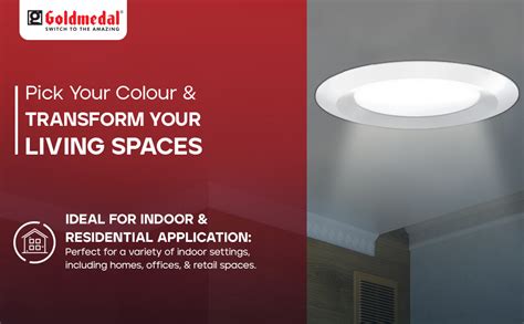 Buy Goldmedal LIGO 9W LED Round with 3-inch Concealed Junction Box ...